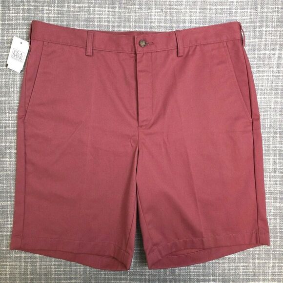 NWT Jos A Bank Travelers Collection Tailored Fit Shorts Dusty Red Men's 36x9 - Picture 10 of 10